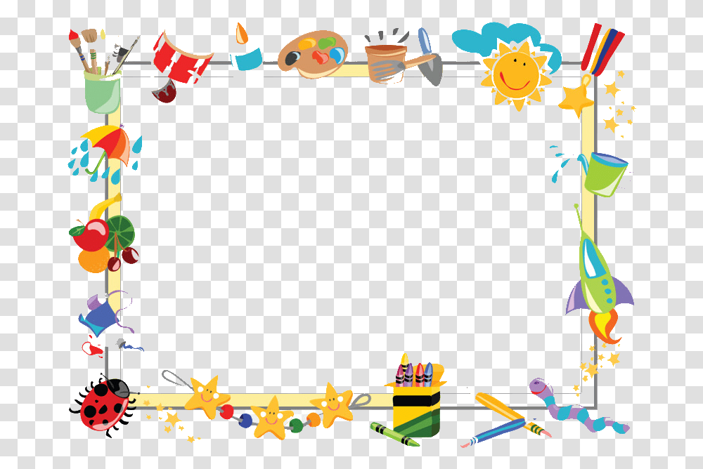 School Border Border For Certificate For Kids, Angry Birds, Super Mario Transparent Png