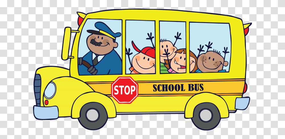 School Bus Clip Art For Kids Free Clipart Images, Vehicle, Transportation, Cat, Pet Transparent Png