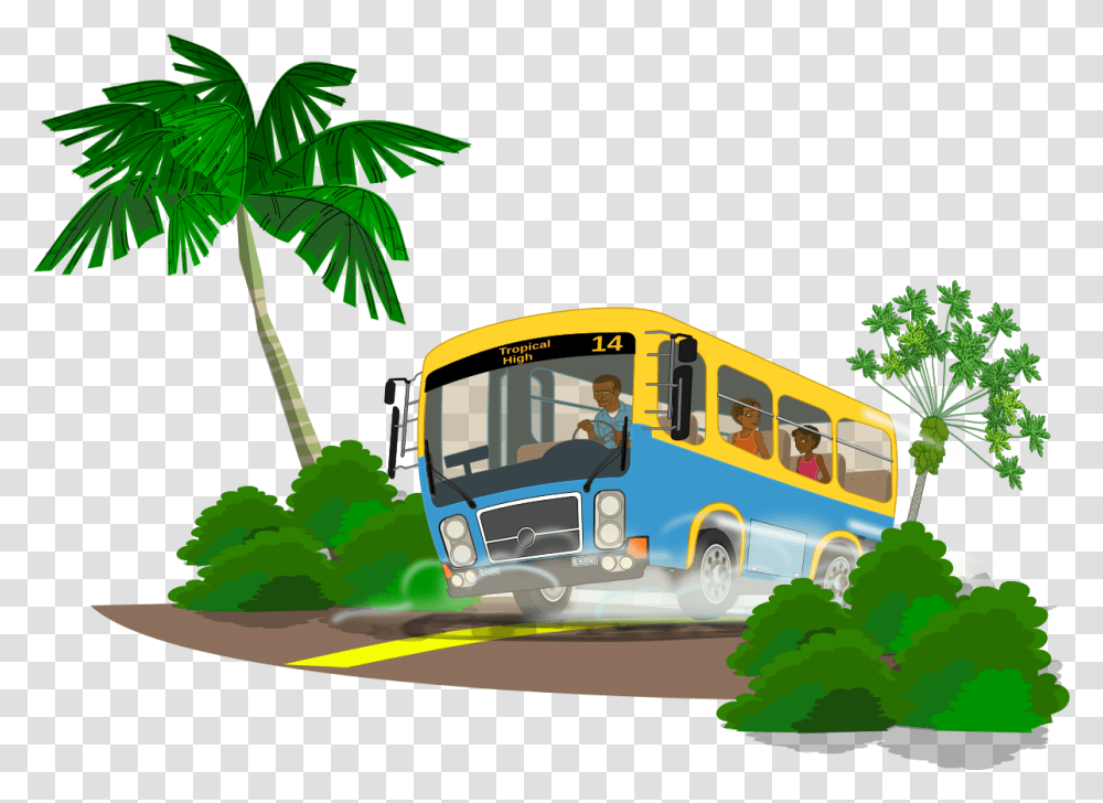 School Bus Clipart Bus Trip Clipart, Vehicle, Transportation, Person, Human Transparent Png