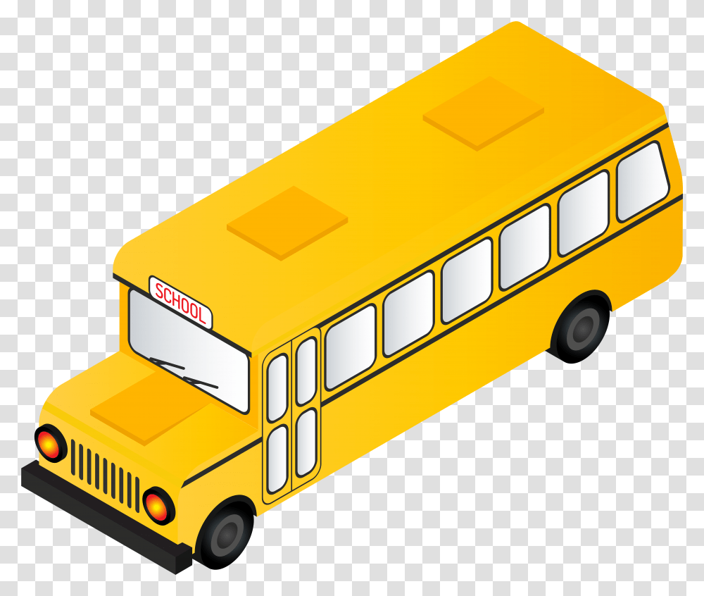 School Bus Clipart High Resolution, Vehicle, Transportation Transparent Png