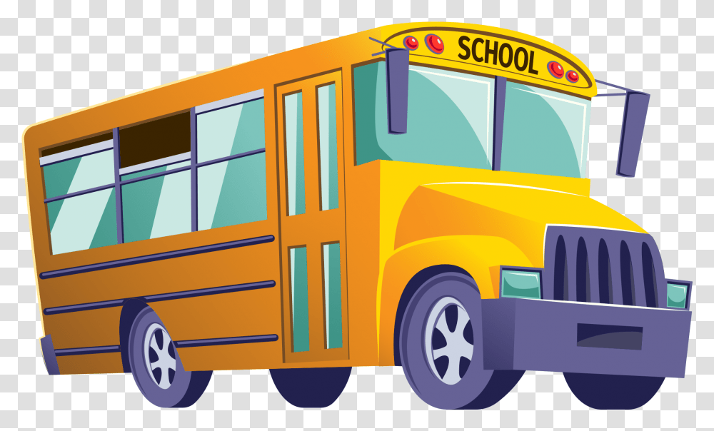 School Bus Clipart, Vehicle, Transportation, Fire Truck Transparent Png