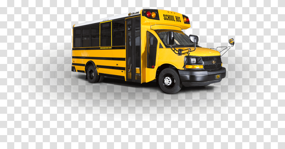 School Bus Collins Type A School Bus, Vehicle, Transportation, Van, Minibus Transparent Png