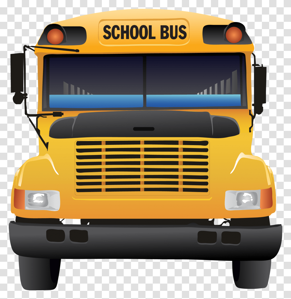 School Bus From Clipart Collection Version, Vehicle, Transportation Transparent Png
