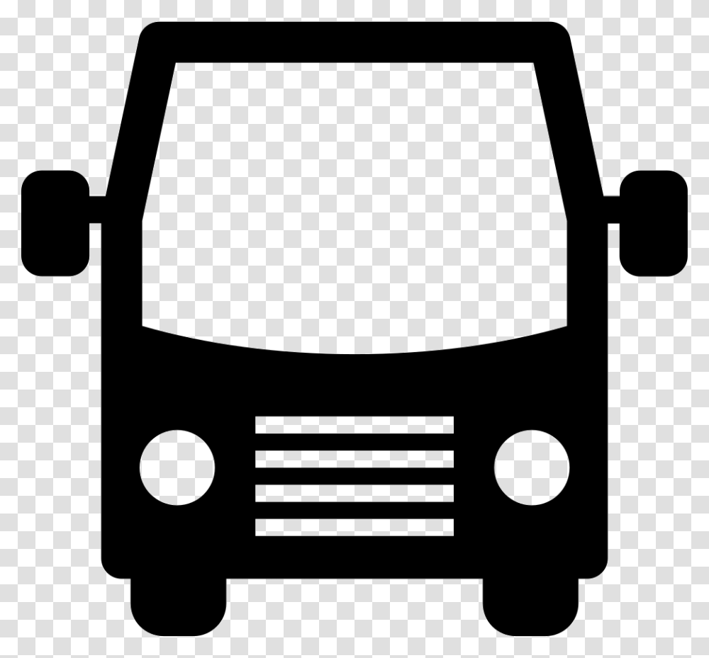 School Bus Front Clipart School Bus Clip Art Front, Silhouette, Vehicle, Transportation, Stencil Transparent Png