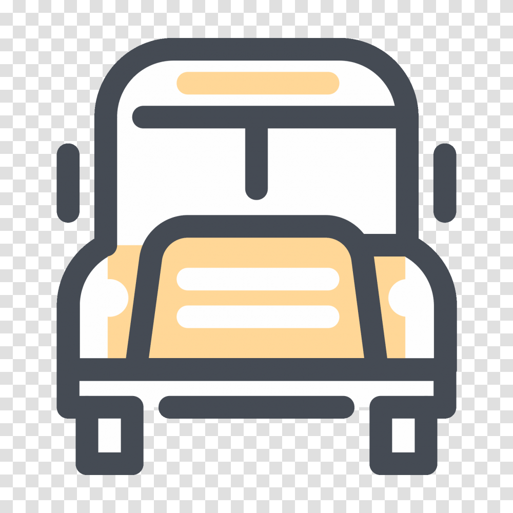 School Bus Icon, Chair, Furniture, Vehicle, Transportation Transparent Png