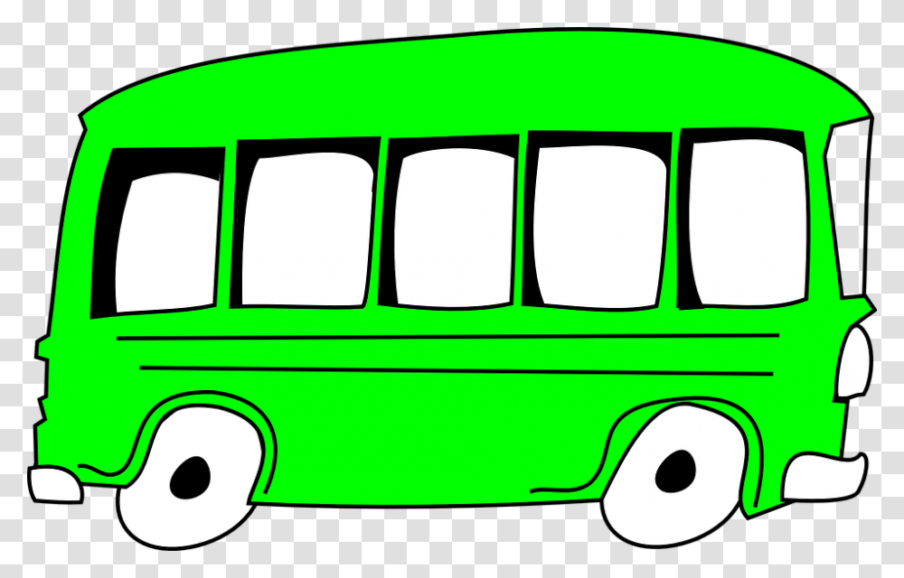School Bus Images Green Bus Clipart, Minibus, Van, Vehicle, Transportation Transparent Png