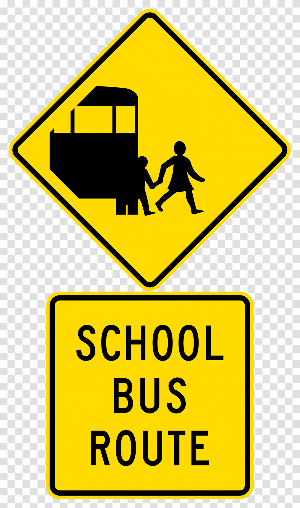 School Bus Signs Nz Clipart Download School Zone Road Sign, Person, Human Transparent Png