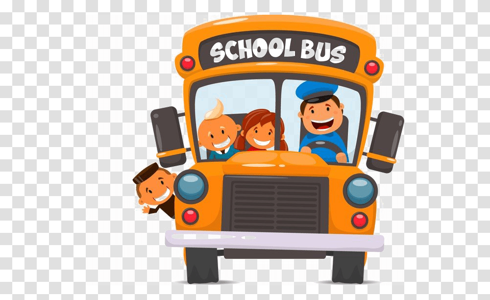 School Bus Vector, Vehicle, Transportation, Van Transparent Png