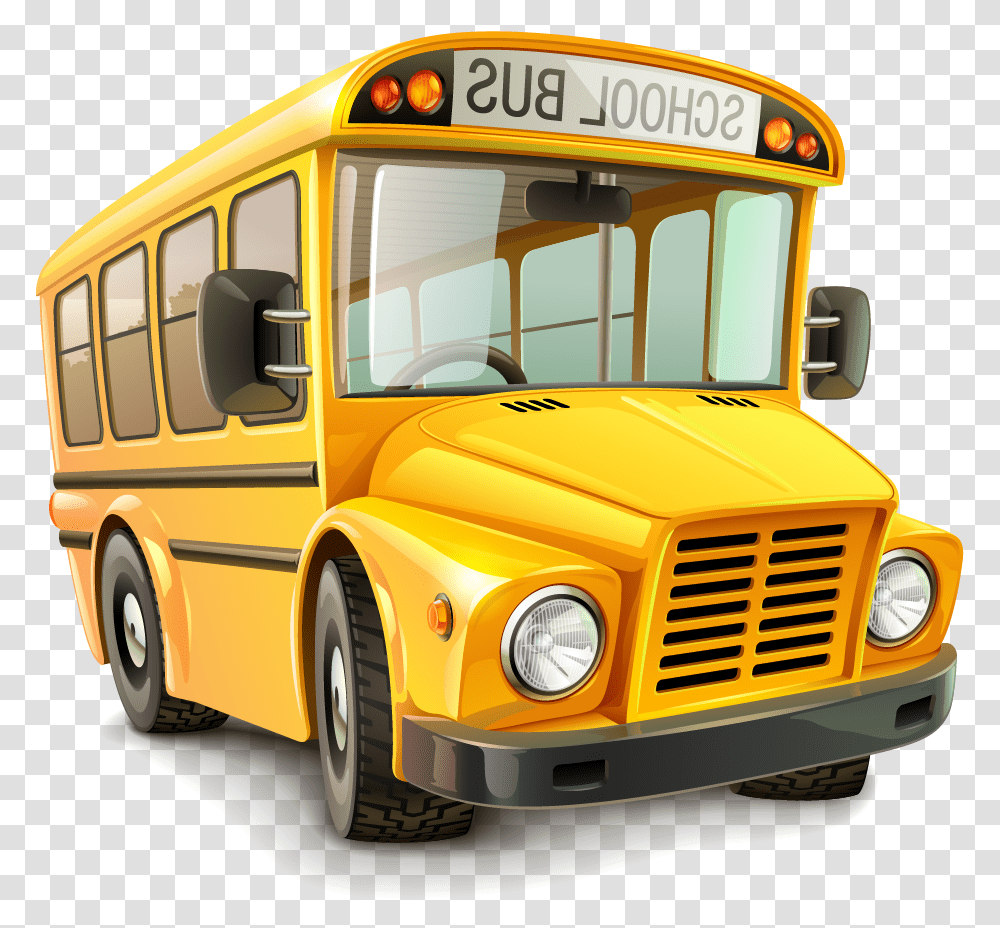 School Bus, Vehicle, Transportation Transparent Png