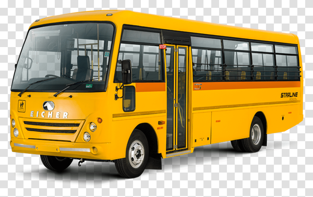 School Buses In India, Vehicle, Transportation Transparent Png