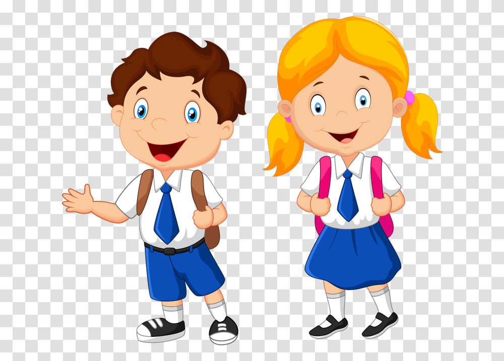 School Children Clipart, Person, Girl, Female, Kid Transparent Png