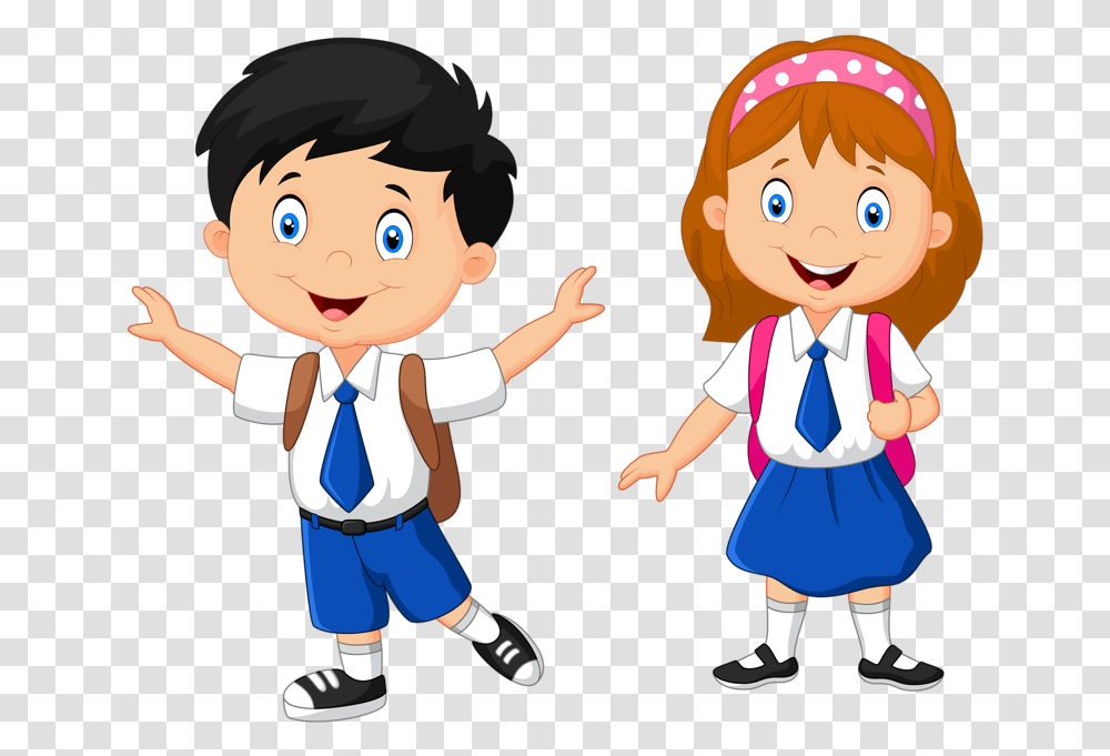 School Children Clipart, Person, Human, Costume, Girl Transparent Png