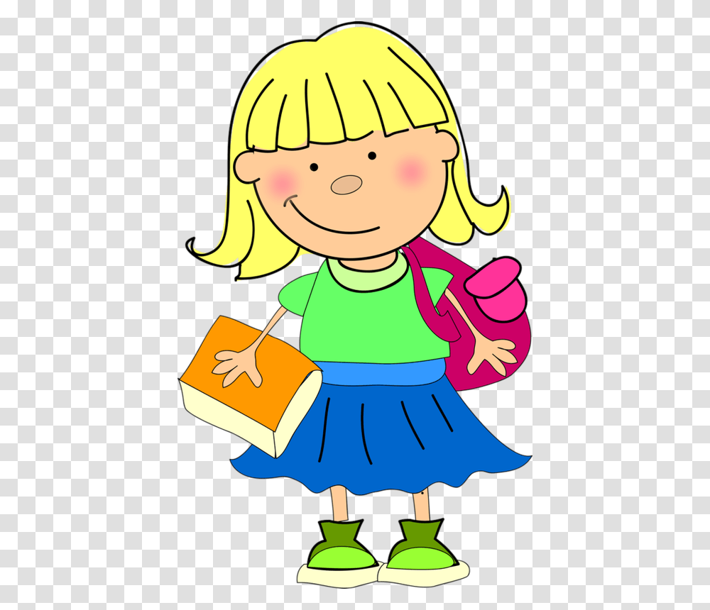 School Children Dibujos Para Clip Art, Female, Girl, Woman, Kid Transparent Png