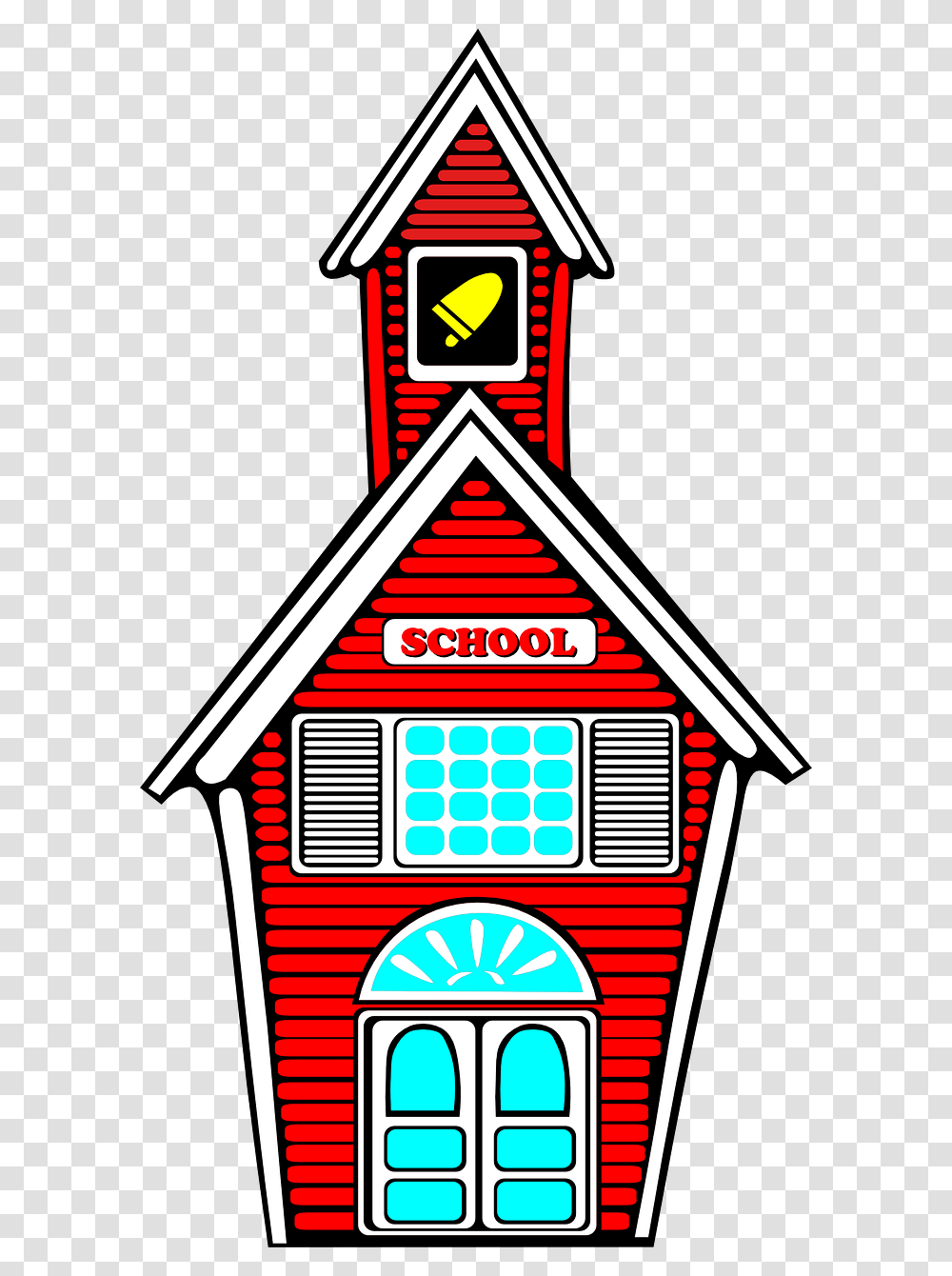 School Clipart Background, Housing, Building, House, Triangle Transparent Png