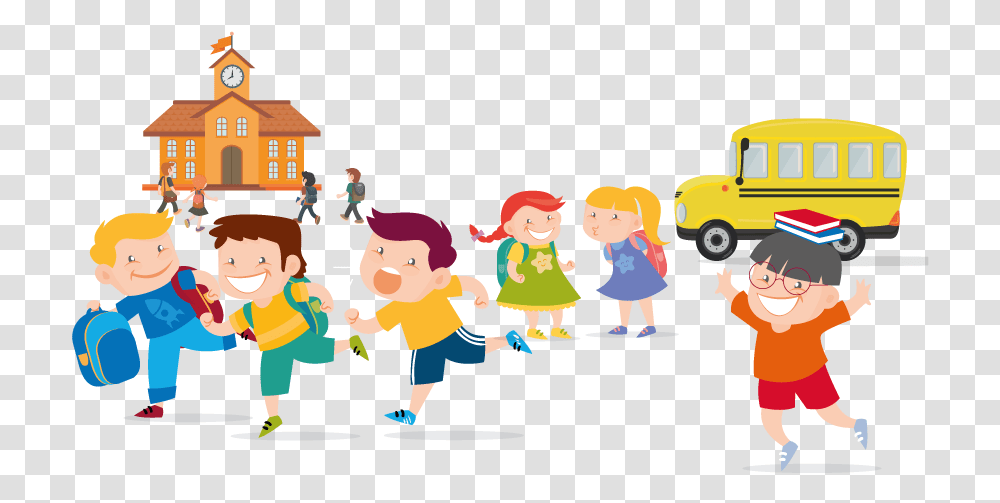 School Clipart Friendship Cartoon, People, Person, Human, Family Transparent Png