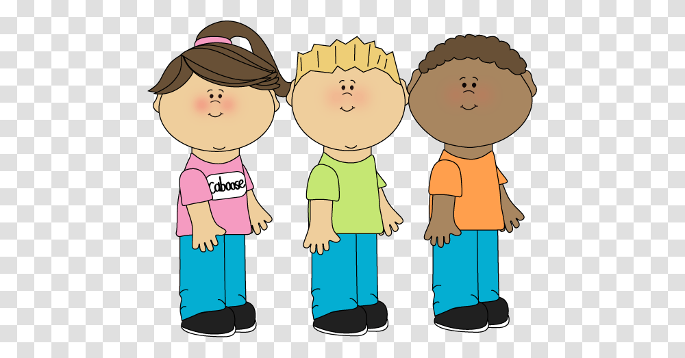 School Clipart Line Up, Person, Human, People, Family Transparent Png