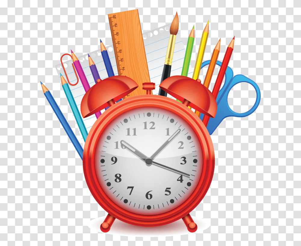 School Clock Clip Art, Alarm Clock, Clock Tower, Architecture, Building Transparent Png