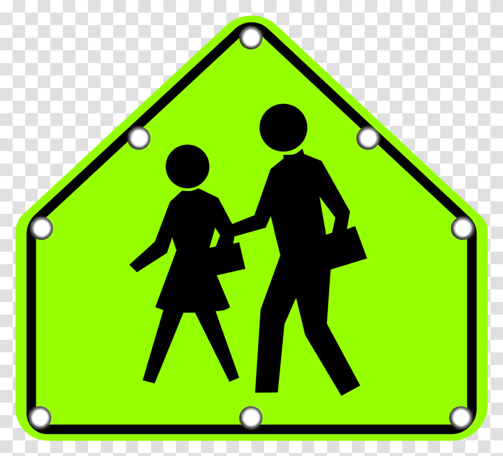 School Crossing Sign, Furniture, Room, Indoors, Table Transparent Png