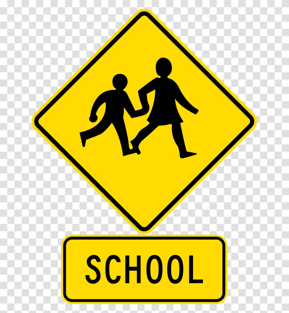 School Crossing Signs, Person, Human, Road Sign Transparent Png
