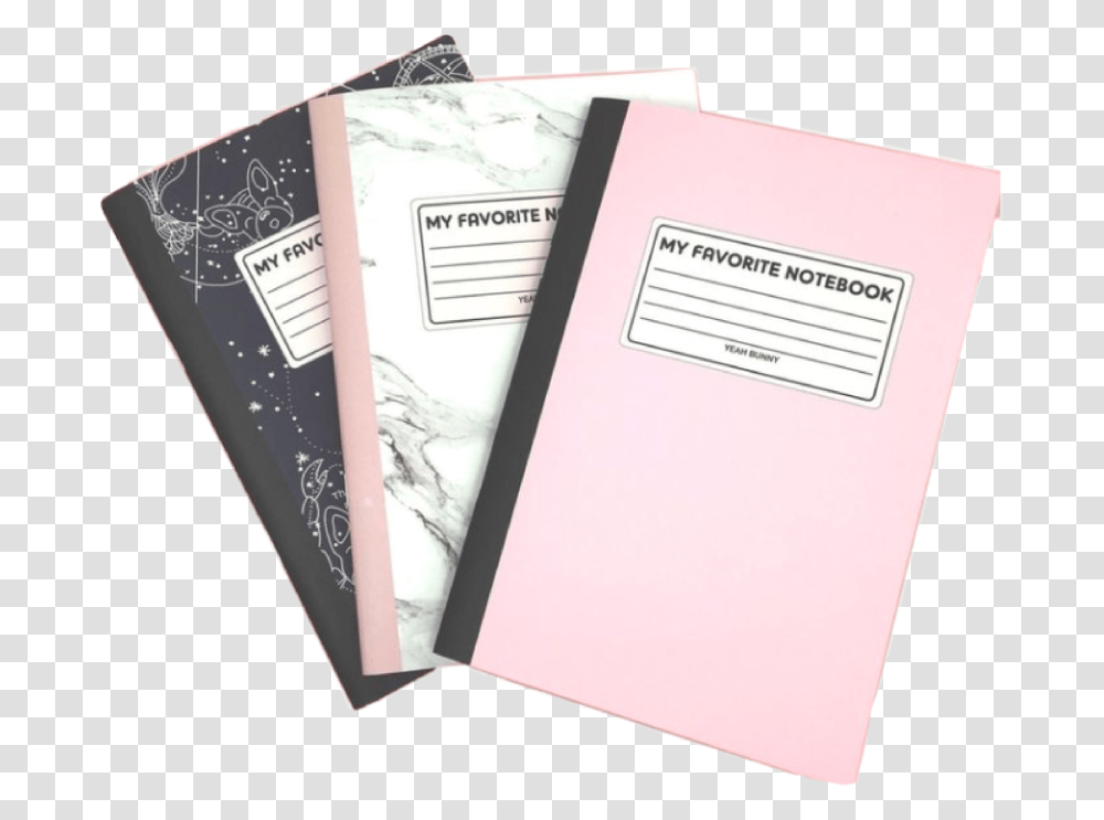 School Cute Notebook Pink Schoolsuplies Marble School Niche Meme, File Binder, File Folder, Box Transparent Png