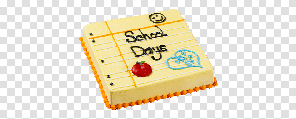 School Days Paper Ice Cream Cake Back To School Sheet Cake, Dessert, Food, Birthday Cake, Sweets Transparent Png