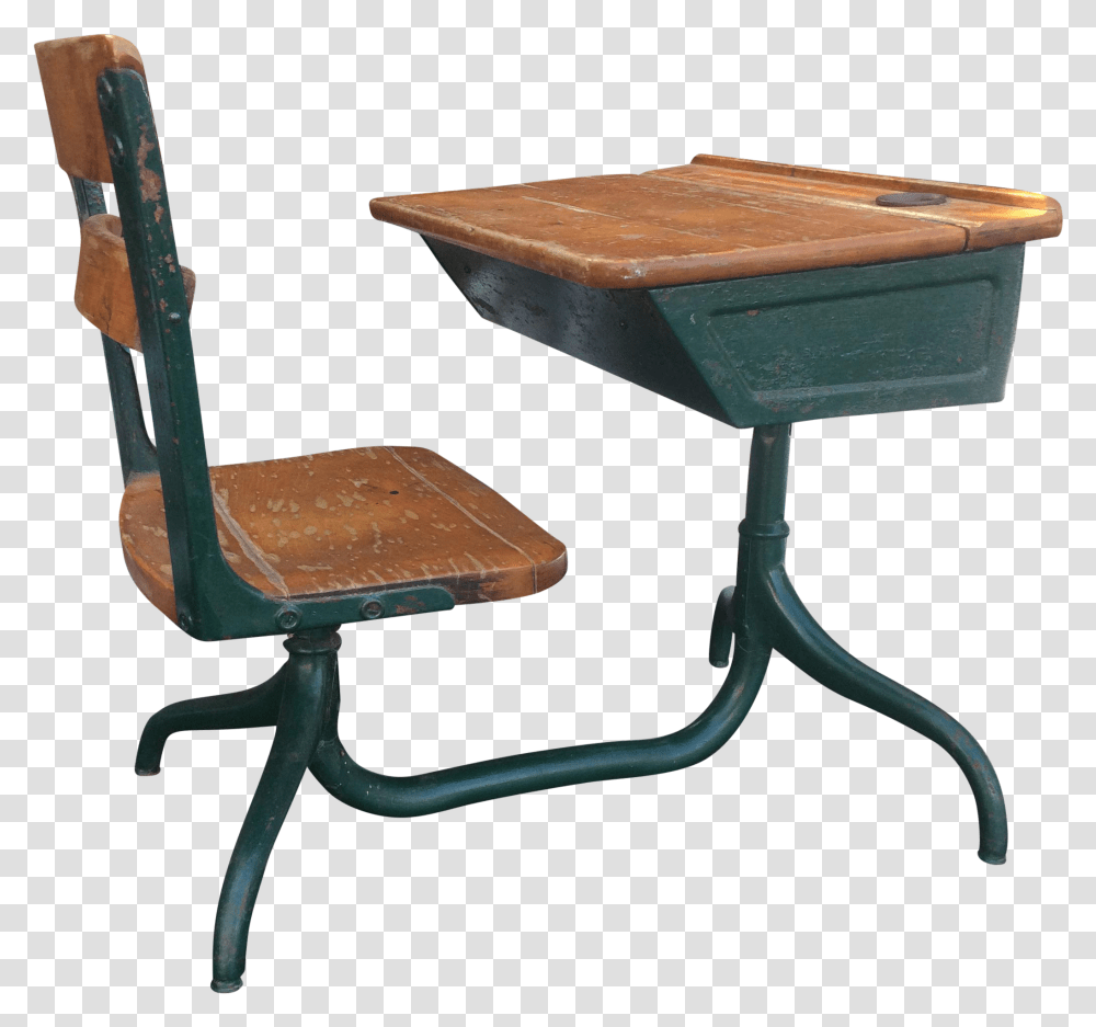 School Desk End Table, Furniture, Chair, Stand, Shop Transparent Png
