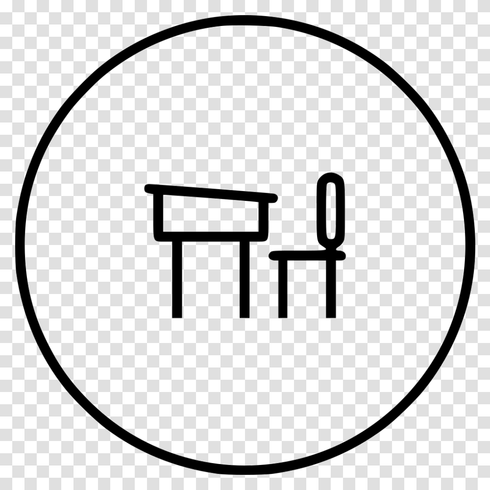 School Education Bench Chair Study Class Room, Hand, Sign Transparent Png