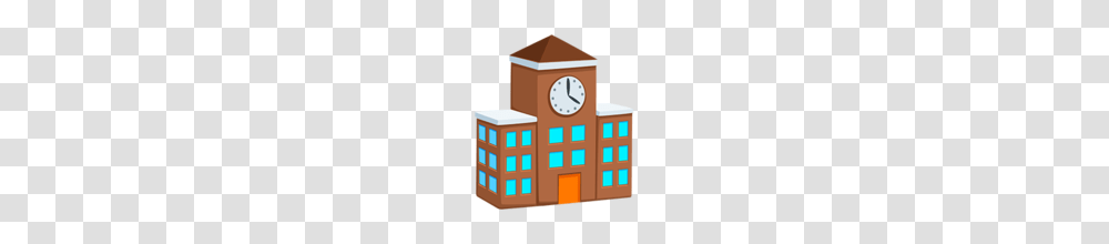 School Emoji On Messenger, Architecture, Building, Tower, Clock Tower Transparent Png