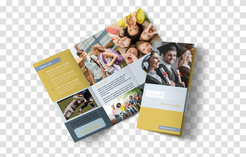 School Event Brochure Template Preview, Poster, Advertisement, Flyer, Paper Transparent Png