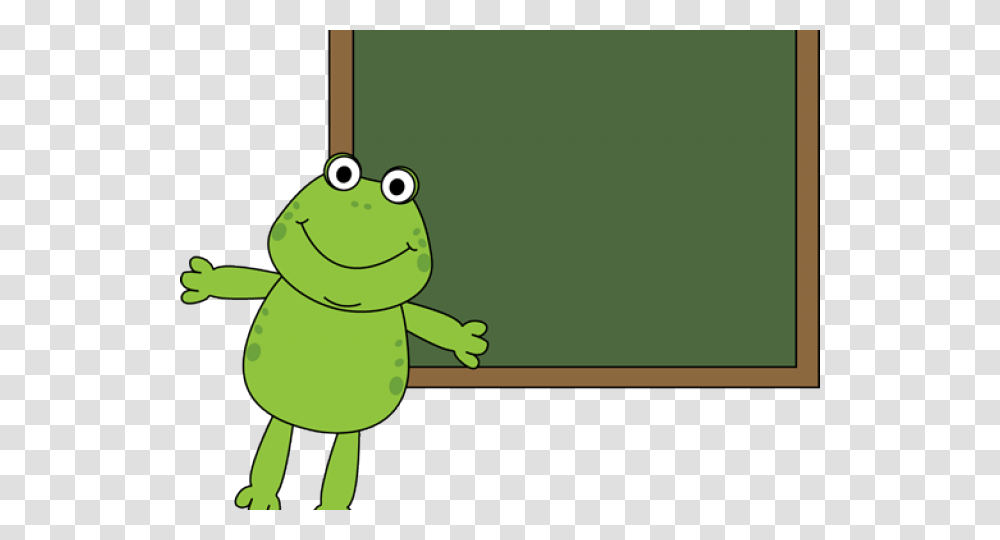School Frog Clipart, Green, Animal, Amphibian, Wildlife Transparent Png