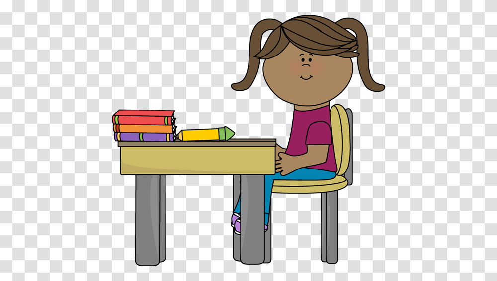 School Girl Sitting, Reading, Furniture, Standing, Female Transparent Png