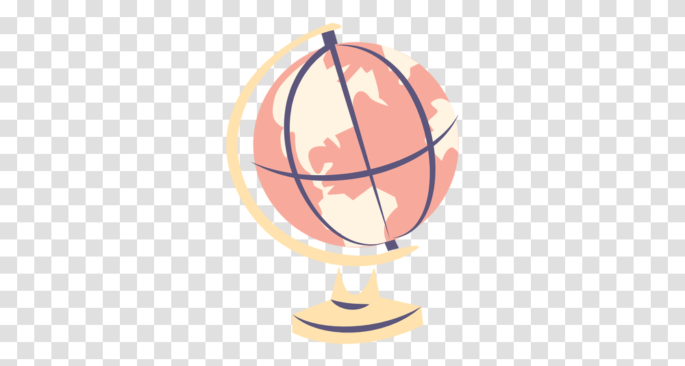 School Globe Flat Icon For Basketball, Outer Space, Astronomy, Universe, Planet Transparent Png