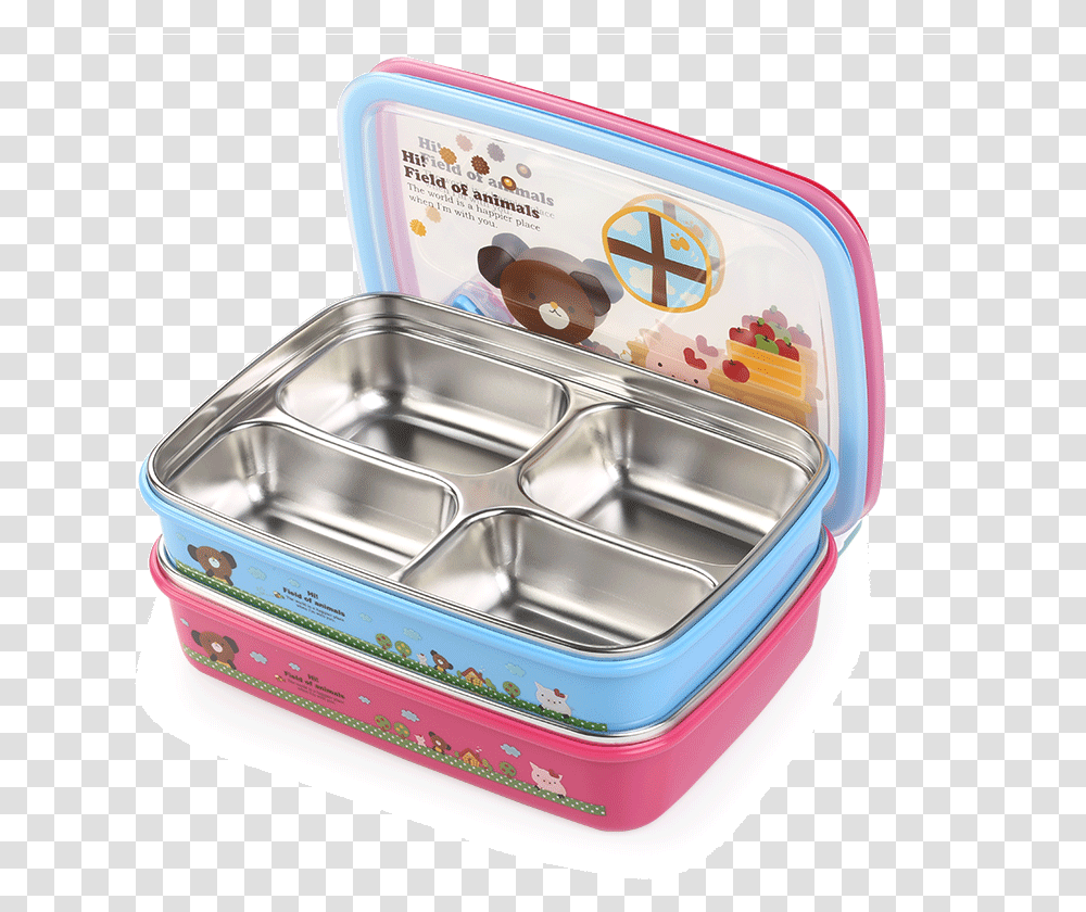 School Hot Lunch Box, Meal, Food, Double Sink Transparent Png