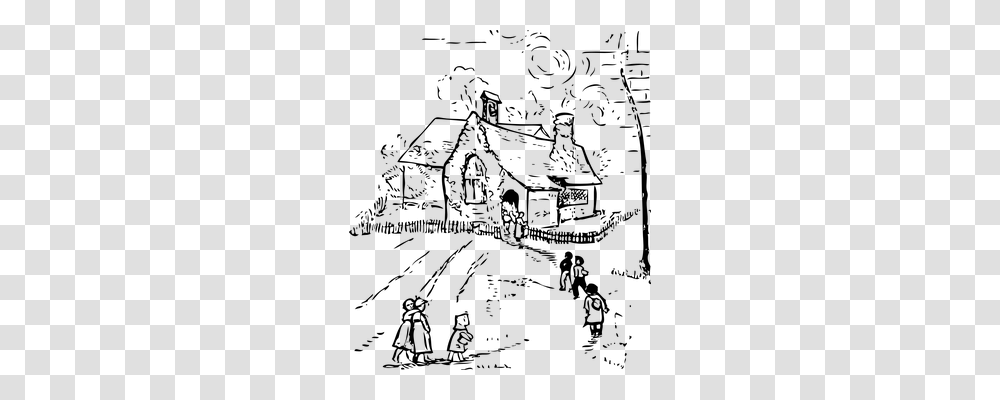 School House Architecture, Gray, World Of Warcraft Transparent Png