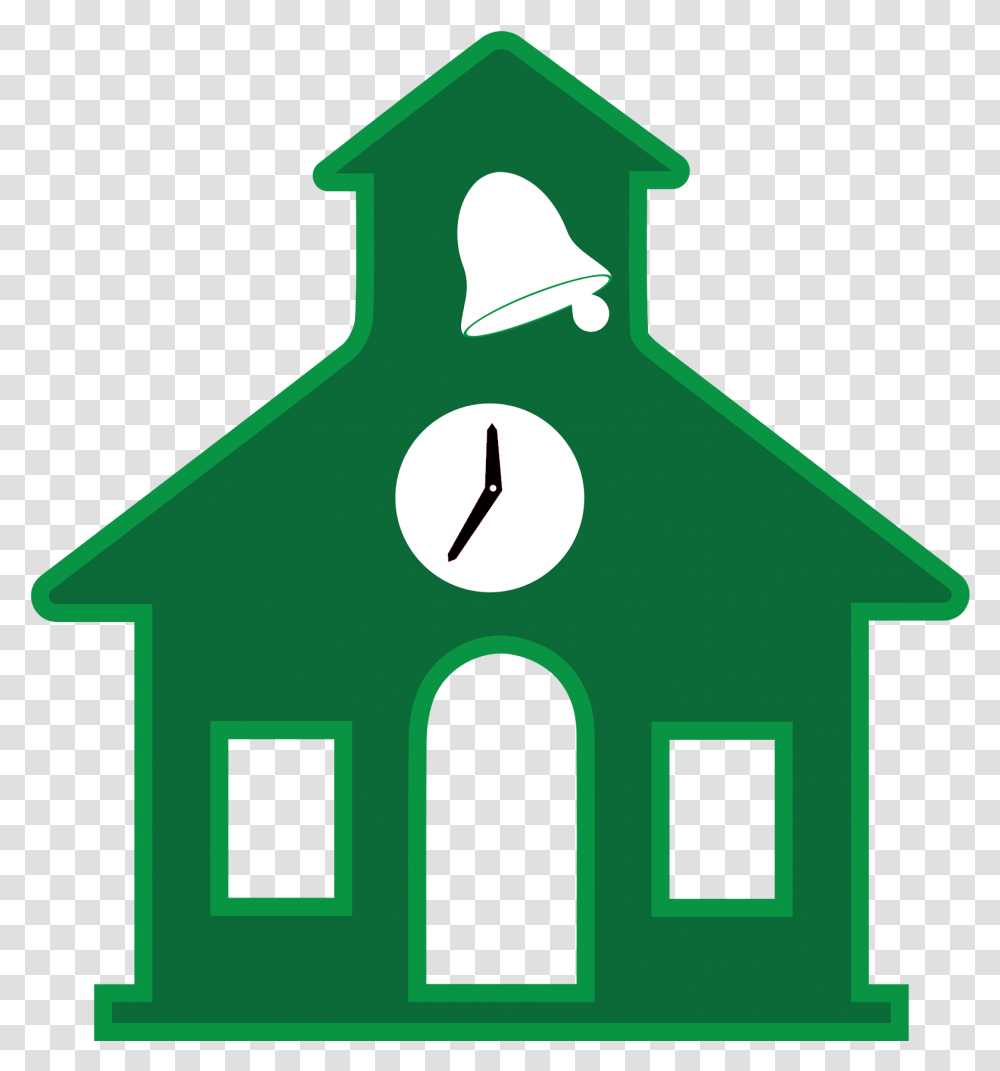 School House Graphics Schoolhouse Graphic, Triangle, Green Transparent Png