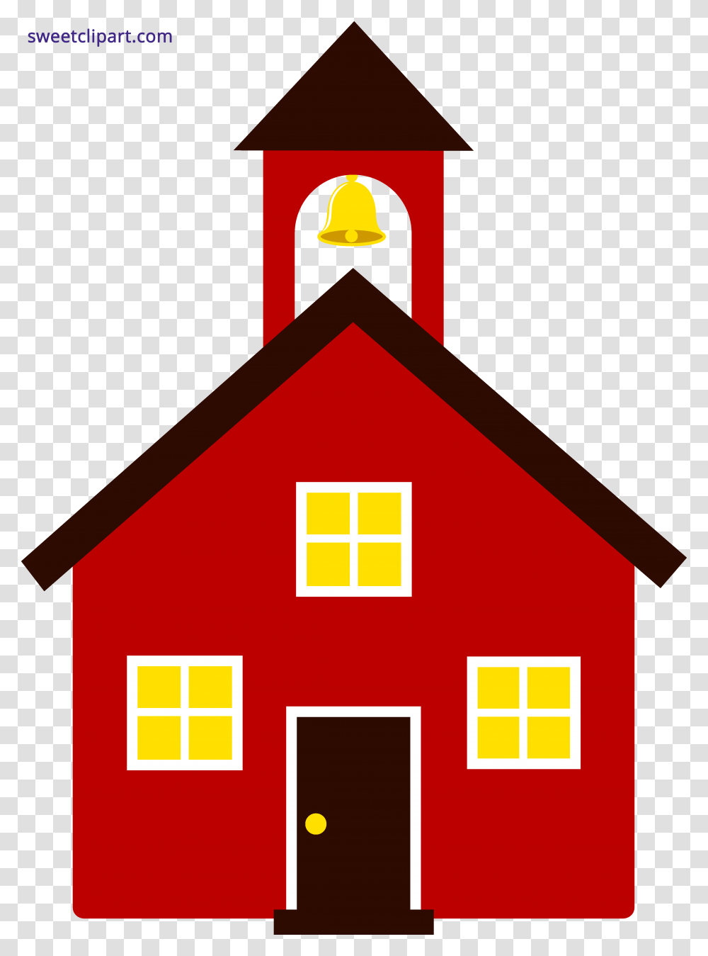 School House Red Clipart, First Aid, Building, Neighborhood, Urban Transparent Png