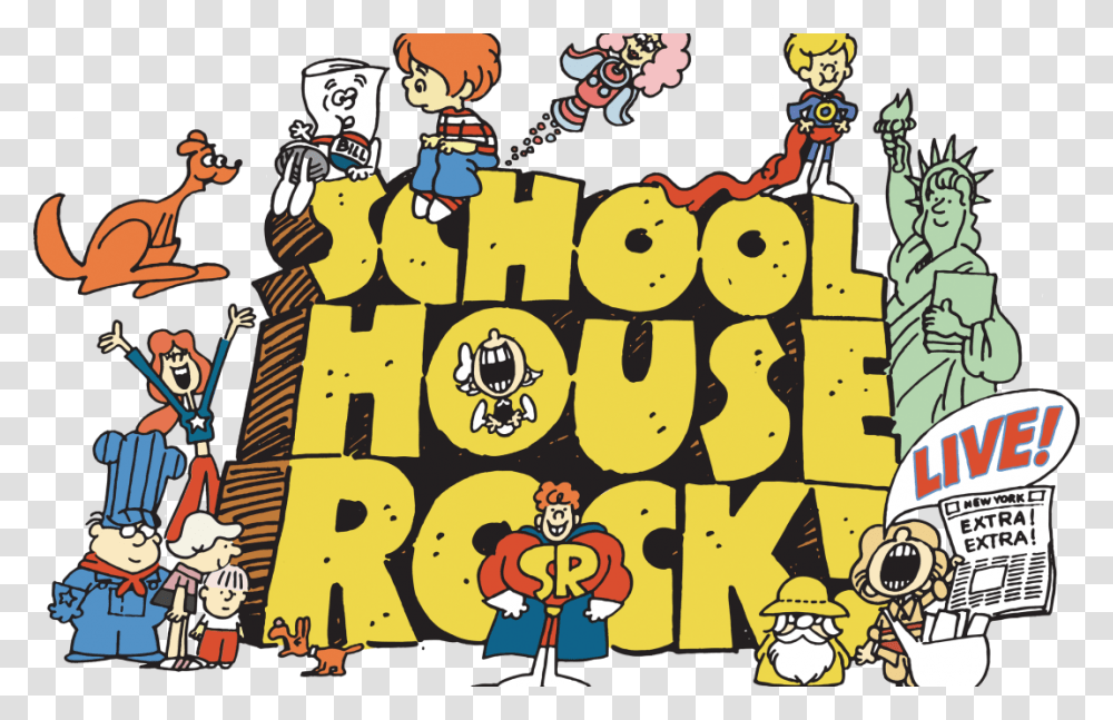 School House Rock Live Schoolhouse Rock Live Art, Poster, Advertisement, Bird Transparent Png