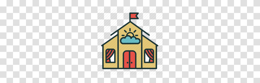 School Icon Clipart, Building, Outdoors, Road Sign Transparent Png