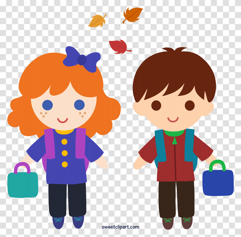 School Kids Clipart, Person, Human, Child, Girl Transparent Png