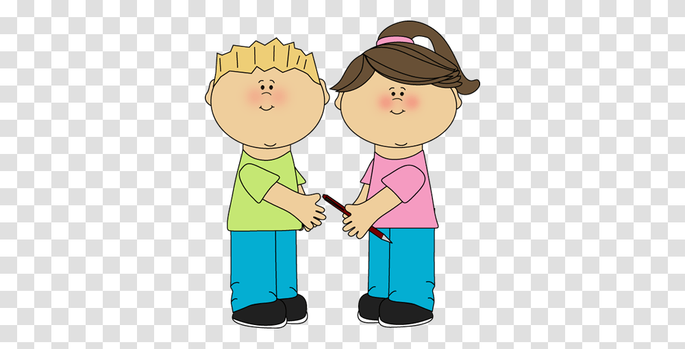 School Kids Sharing Clip Art For Schedules School, Person, Human, Hand, Holding Hands Transparent Png