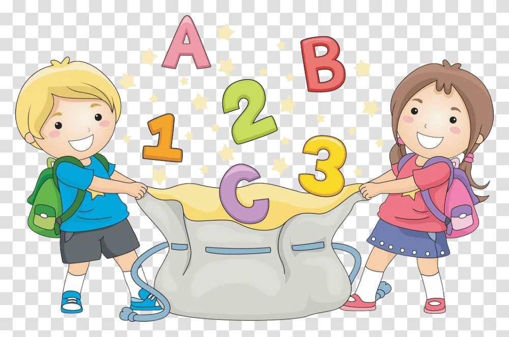 School Kids Spree Child Free Hd Image Clipart School Boy And Girl, Number, Person Transparent Png