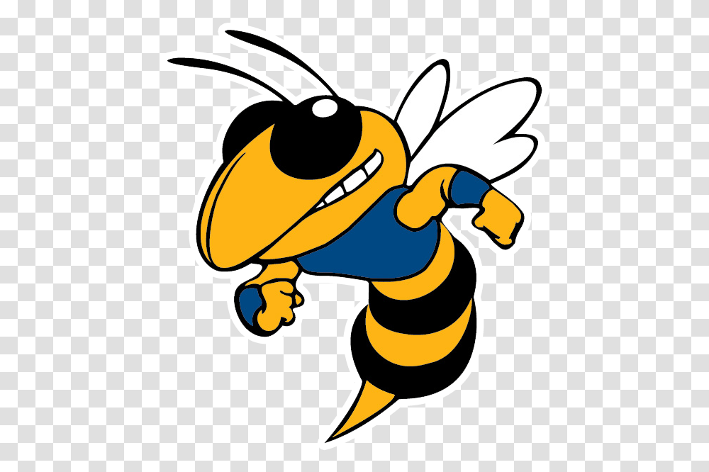 School Logo Buzz Georgia Tech Logo, Wasp, Bee, Insect, Invertebrate Transparent Png