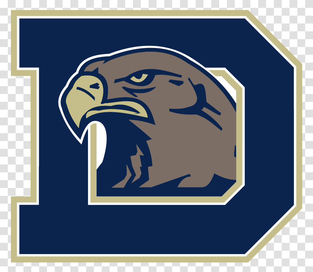 School Logo Dacula Falcons Logo, Eagle, Bird, Animal Transparent Png