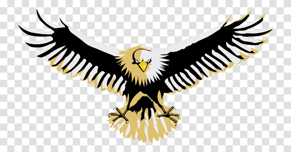 School Logo Dunlap High School Eagle, Bird, Animal, Bald Eagle, Dinosaur Transparent Png