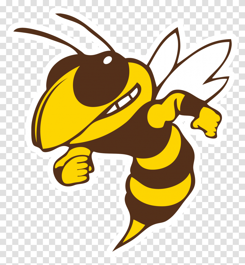 School Logo Ga Tech Yellow Jacket, Apidae, Bee, Insect, Invertebrate Transparent Png