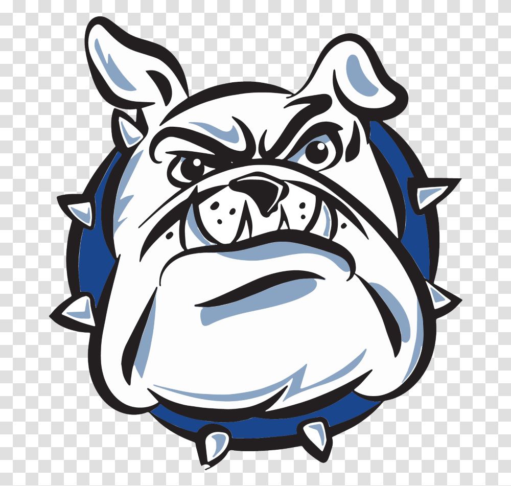 School Logo Jefferson Middle School Bulldogs, Mammal, Animal, Drawing Transparent Png