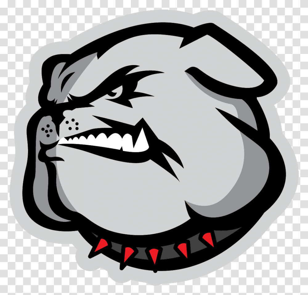 School Logo Middle College High School Bulldogs, Stencil, Label Transparent Png