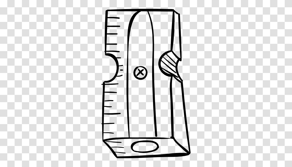 School Material Pencils Pencil Sharpen Sharp Icon, Gray, World Of Warcraft Transparent Png