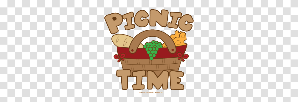 School Picnic, Basket, Food Transparent Png