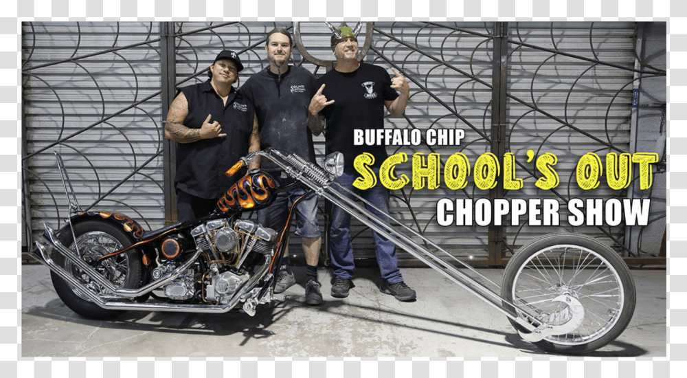 School's Out Chopper Show, Person, Wheel, Machine, Motorcycle Transparent Png